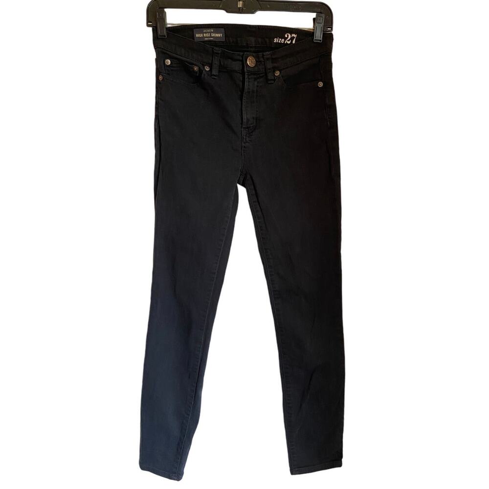 Preppy Classy Black J. Crew High Rise Skinny Jeans  Trousers for Work Size 27